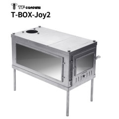 拓蜂鈦爐小型迷你柴火灶子帳篷取暖便攜野餐戶外露營折疊燒烤爐具