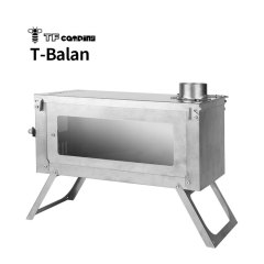 拓蜂鈦爐迷你小型柴火灶折疊便攜野餐戶外露營燒烤爐具取暖帳篷爐