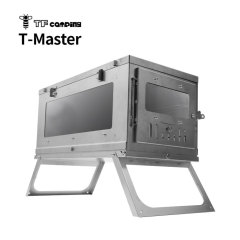 拓蜂鈦爐小型迷你柴火灶子帳篷取暖折疊便攜野餐戶外露營燒烤爐具